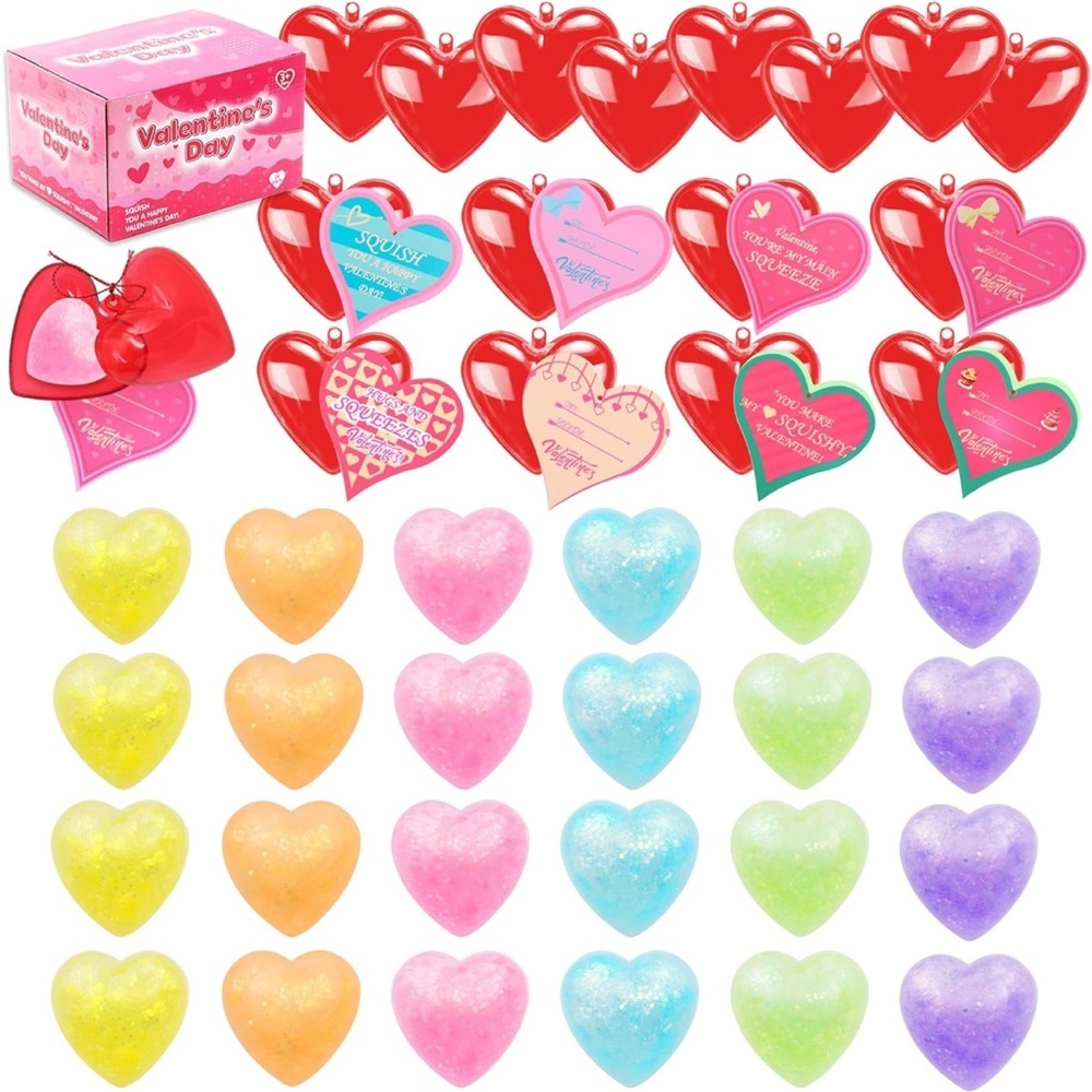 Valentine's Day Heart Squishy Toys
